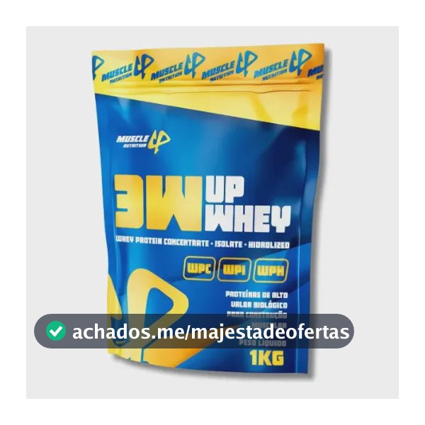 1kg Whey Protein 3w Muscle Up Concentrado Isolado Ninh Moran Ninho Com Morango