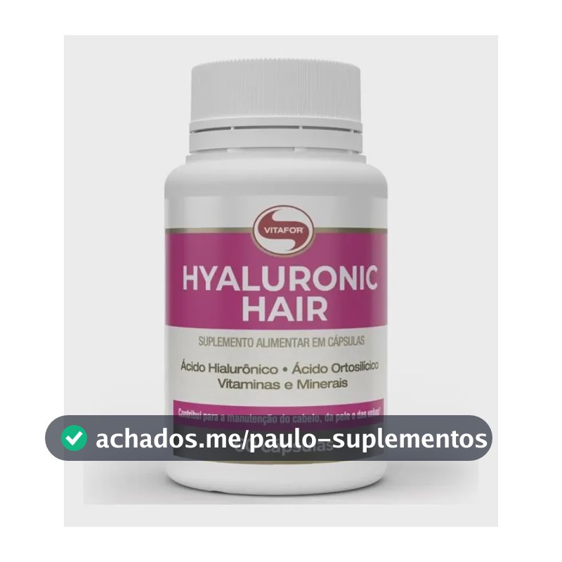 Hyaluronic Hair 60 Cápsulas Vitafor