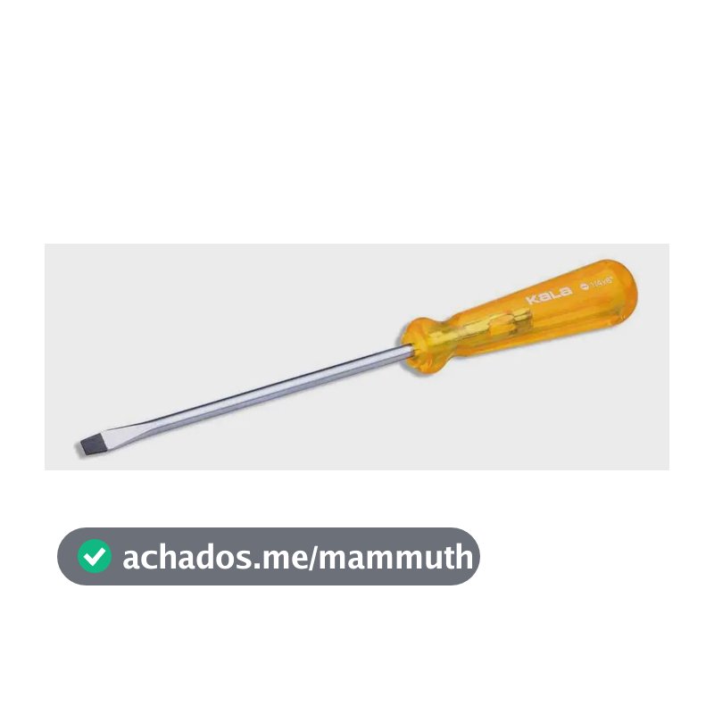 Chave Fenda 1/4x8 Kala