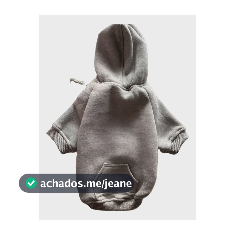 Jaqueta Moletom Algodão Cachorro P/gg Dog Pet Blusa Animal P