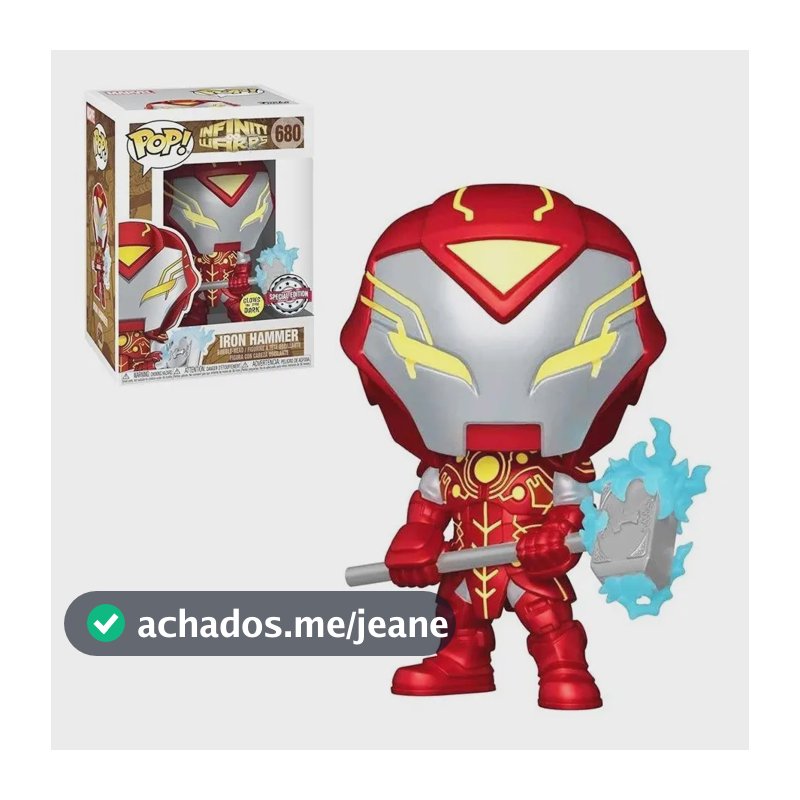 Boneco Funko Pop! #680 Iron Hammer - Infinity Warps