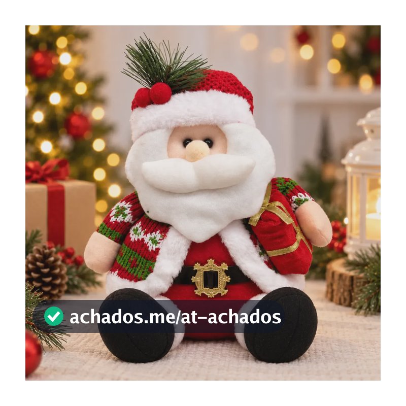 Boneco Papai Noel Enfeite De Natal Decoração Boneco De Neve Paipai Noel