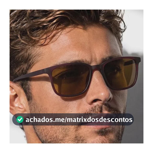 Óculos De Sol Quadrado Blade Original Masculino Tendência