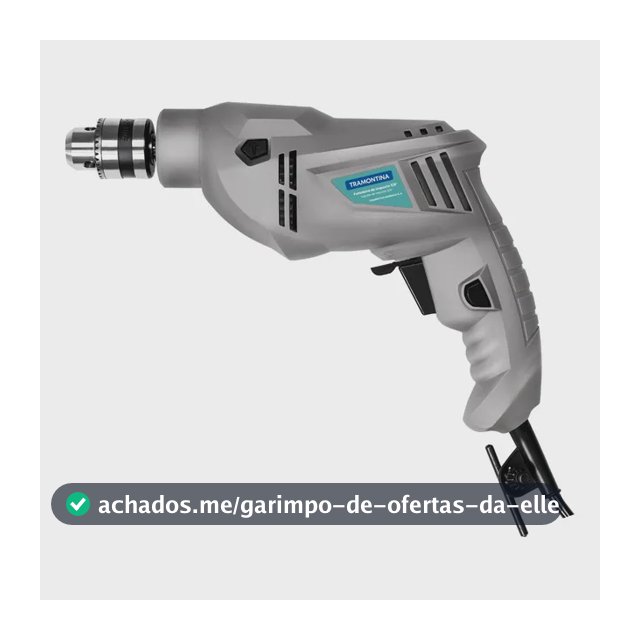Furadeira De Impacto 500 W 3/8 Cinza Tramontina