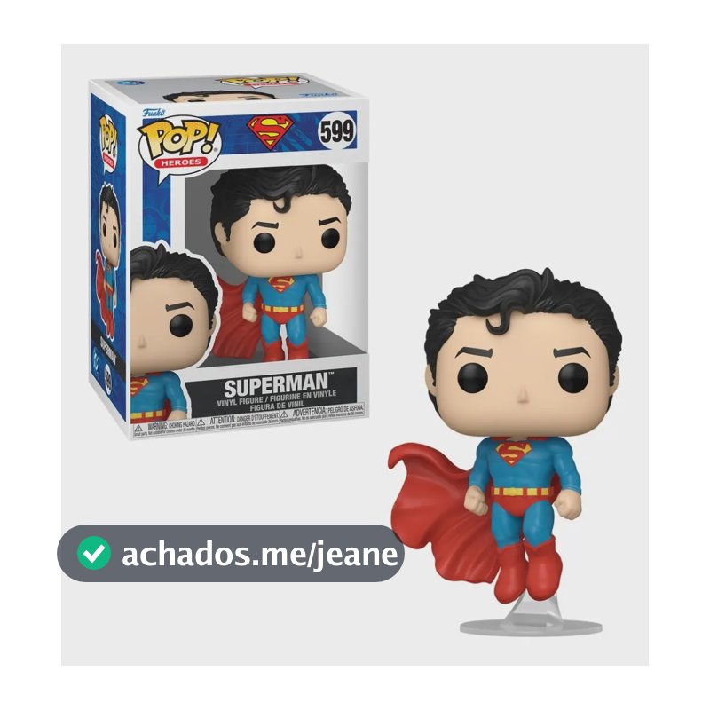 Boneco Funko Pop! Dc Comics Clássicos - Super-homem