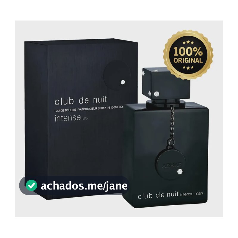 Perfume Club De Nuit Intense Da Armaf Edt 105ml Masculino