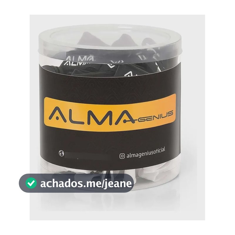 Anel De Silicone Custom Ring Pote Com 100 Peças Alma Genius Preto