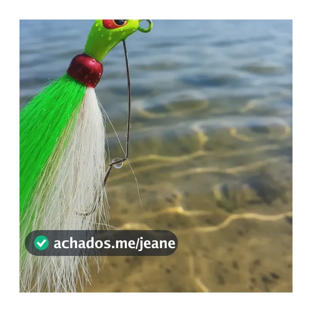 Isca Jig Elite Bucktail Fábio Baca 12g Ant Enrosco Anzol 5/0