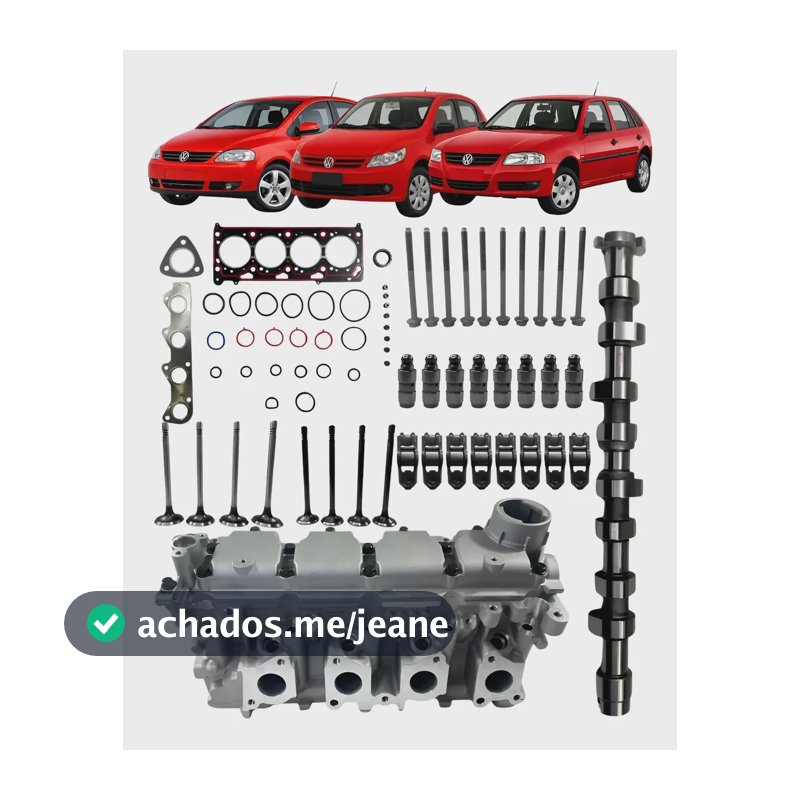 Kit Cabeçote Novo Completo  Gol G4 G5 G6 1.0 8v Ea111 09-16