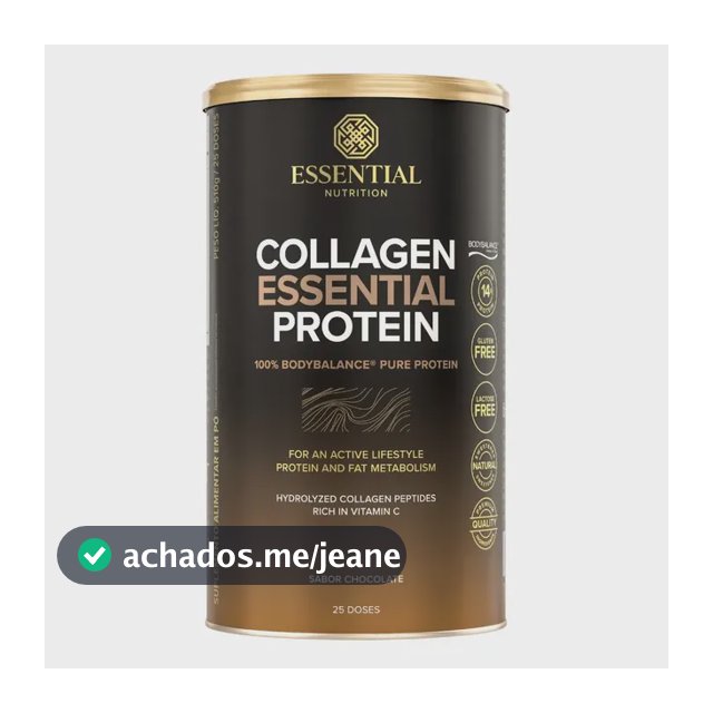 Collagen Protein Essential Nutrition Colágeno Original Nf-e Chocolate