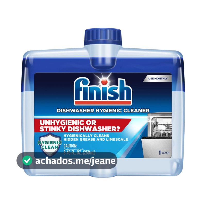 Dishwasher Cleaner Finish Dual Action 250ml Fight Grease