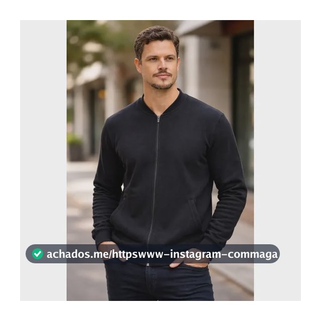 Blusa De Moletom Com Ziper Canguru Flanelado Inverno P Ao G1