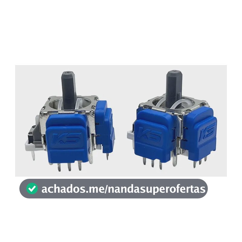Par Analógicos Tmr K Silver Para Controle Ps5 Dualsense
