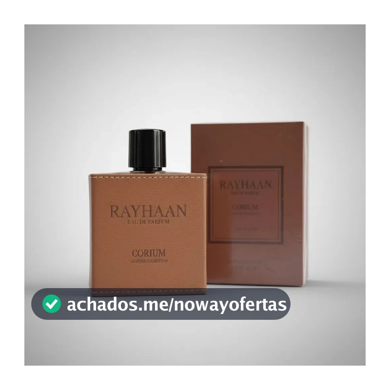 Perfume Rayhaan Corium for Him Eau de Parfum Amadeirado 100ml