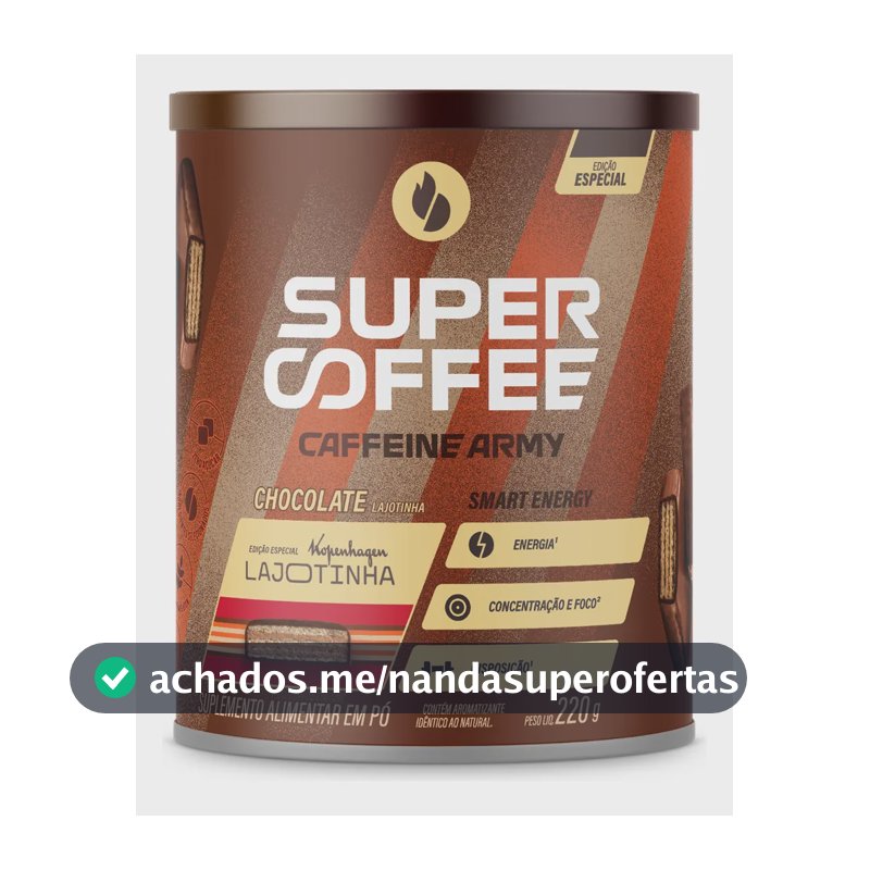 Supercoffee Lajotinha Classic Size 220g Caffeine Army Chocolate