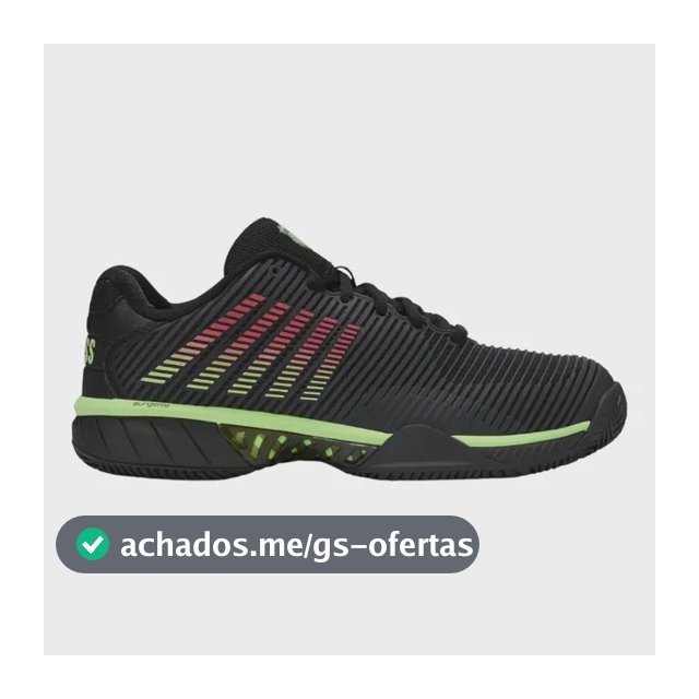 Tenis Kswiss Masc Hypercourt Express 2 Saibro Preto/verde