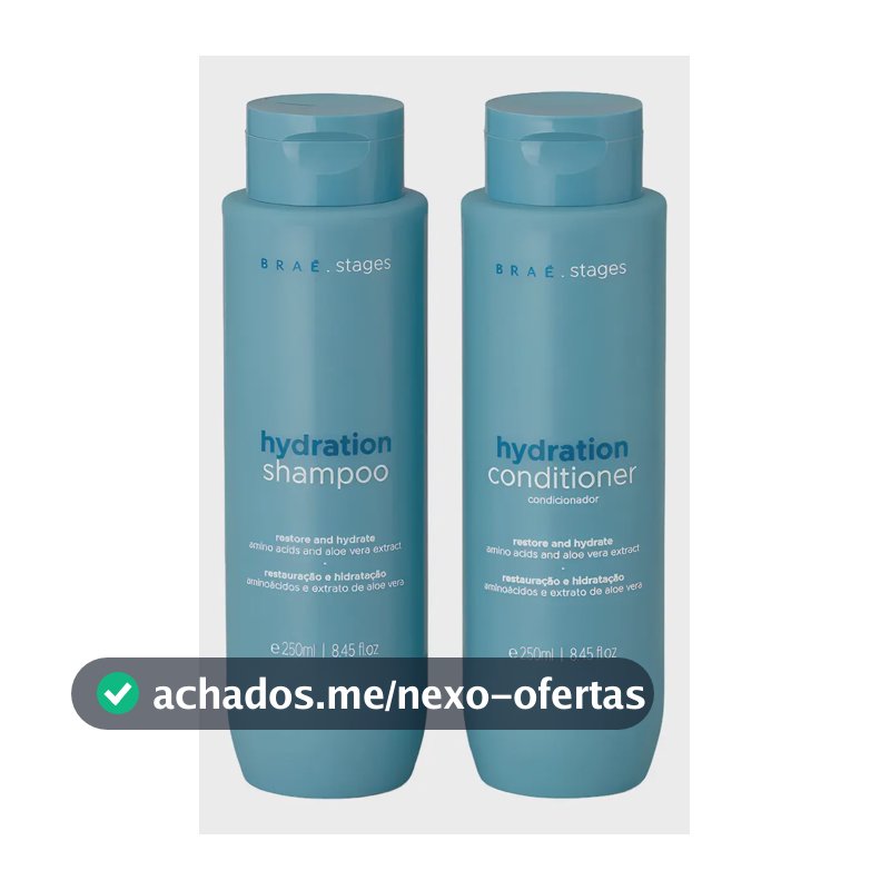 Kit Hidratação Braé Stages Shampoo + Condicionador Hydration