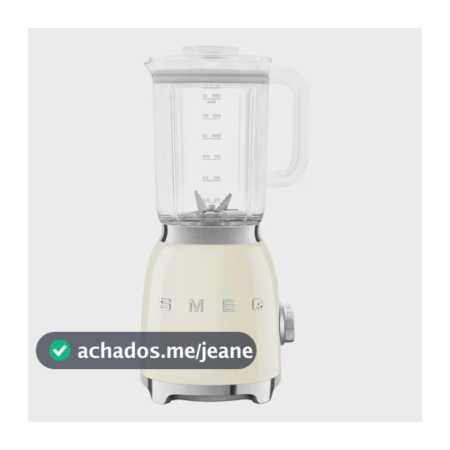 Licuadora Smeg Blf03 Retro Style 600w,acero Inox,color Crema