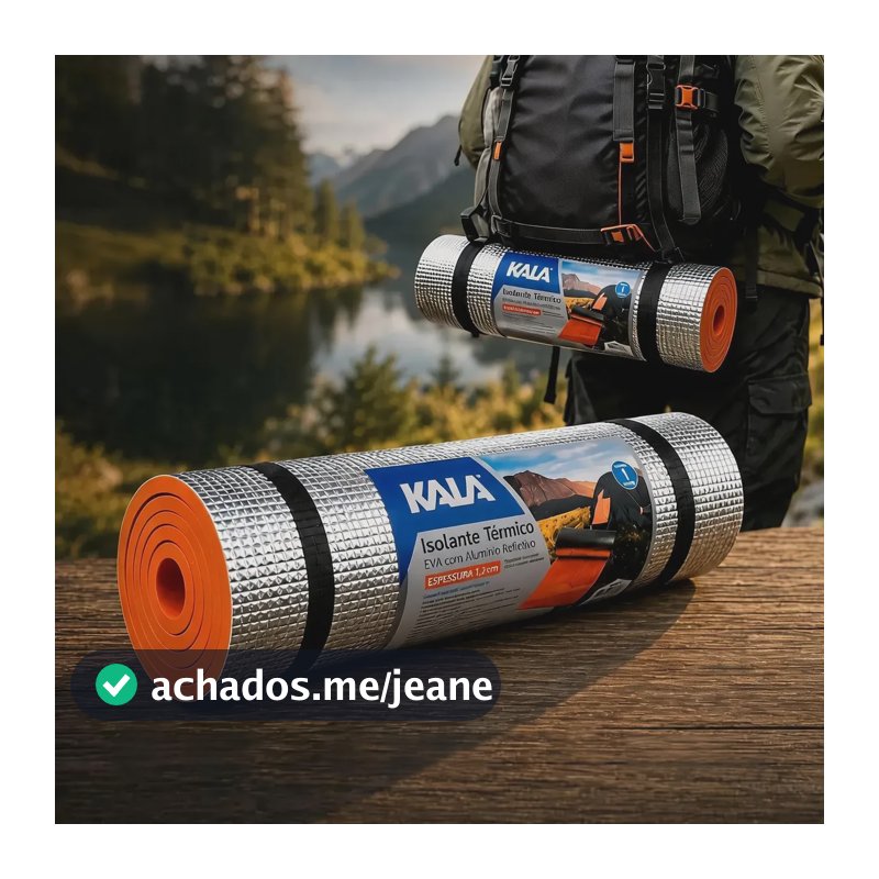 Isolante Térmico Kala E.v.a Aluminizado Camping 1,80m X 50cm