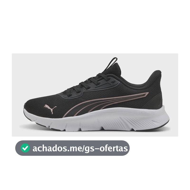 Tênis Flexfocuslite Modern Feminino Bpd Puma Preto E Dourado 34 Br