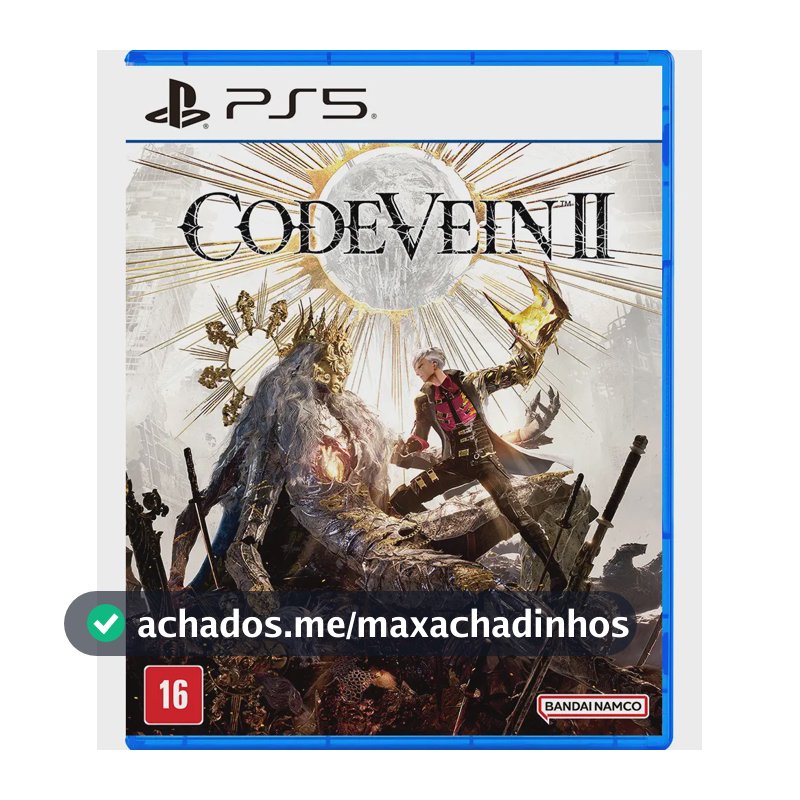 Jogo Code Vein Ii Edição Padrão Para Playstation 5 Bandai