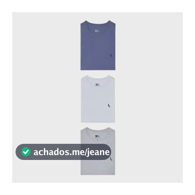 Kit 3 Camisetas Pica Pau Bordado Gota Reserva