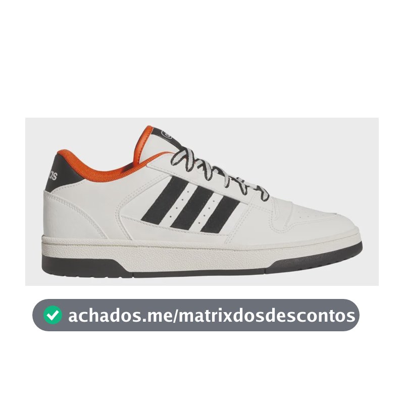 Tênis Masculino Break Start adidas Branco Liso 40 Br