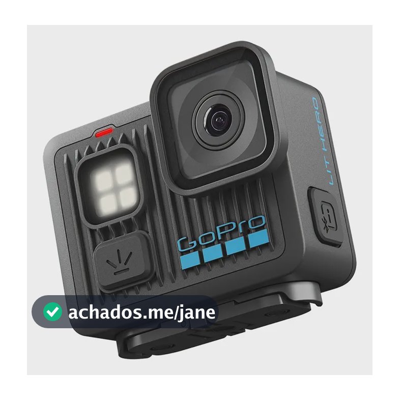 Gopro Lit Hero - Câmera De Ação Compacta À Prova D'água Com Luz Integrada, Vídeo 4k60 Ultra Hd, Foto De 12 Mp, Tela Sensível Ao Toque, Estabilização Hypersmooth Preto