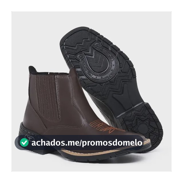 Bota Texana Masculina Premium Confortável Elegante Rodeio