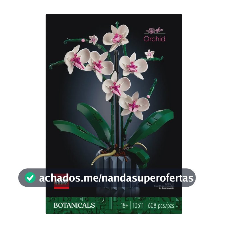 10311 Lego® Orquídea (608 Peças) 608 Flores