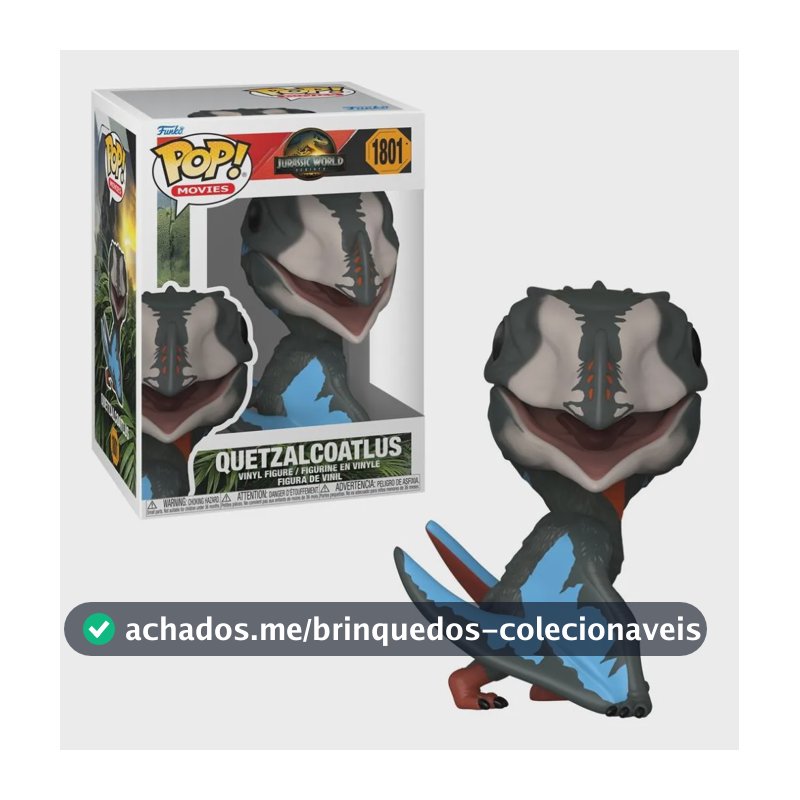 Boneco Funko Pop! Jurassic World Recomeço - Quetzalcoatlus