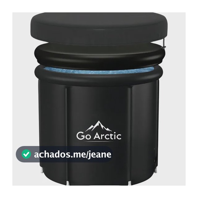 Banheira De Gelo Recovery Atleta Pro Portátil 300l Goarctic Preto