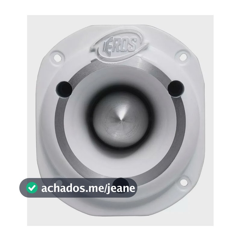 Super Tweeter Eros Eta 44 Trio 300w Rms 8 Ohms Branco Branco