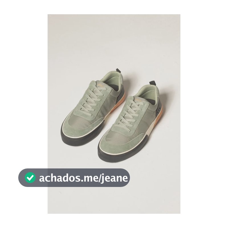 Tênis Masculino Shift Line Osklen Cinza Liso 41 Br