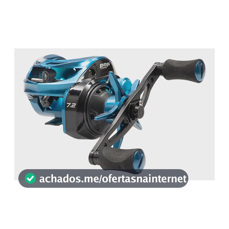 Carretilha Baixo Perfil Pop Fishing Arcadium BG 400 Esquerda Drag 15kg