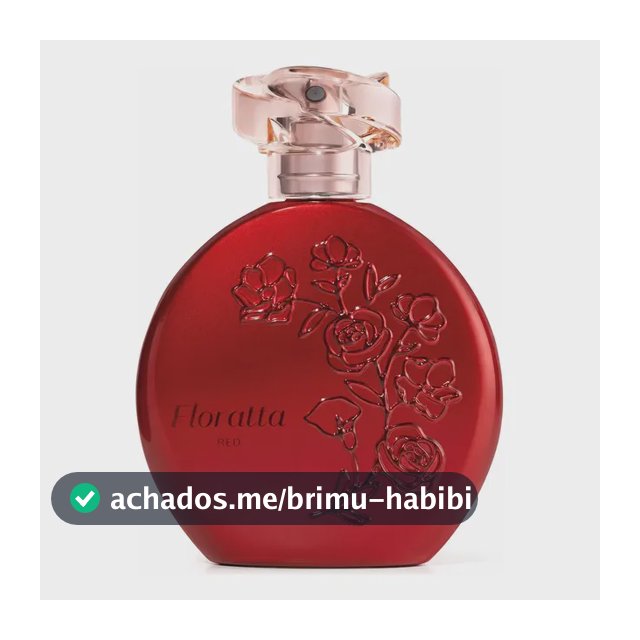 Floratta Red O Boticário Desodorante Colônia Perfume Feminino Original 75ml