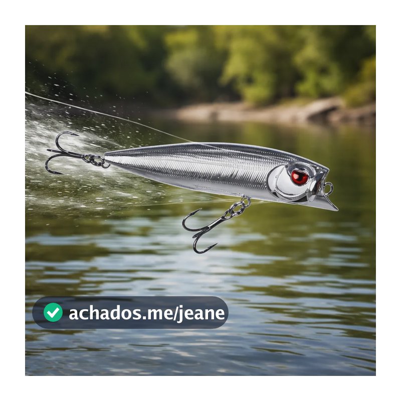 Isca Artificial De Pesca Max 75 A Bravinha Da Pinnacle Cromo Cromo