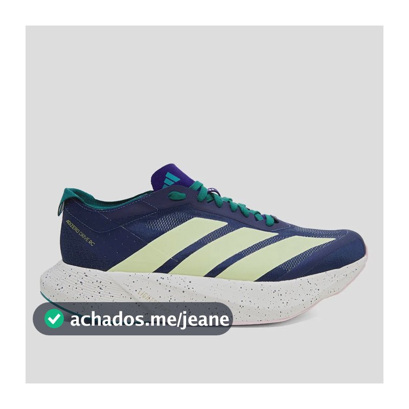 Tênis Masculino Adizero Drive Rc adidas Azul Liso 40 Br
