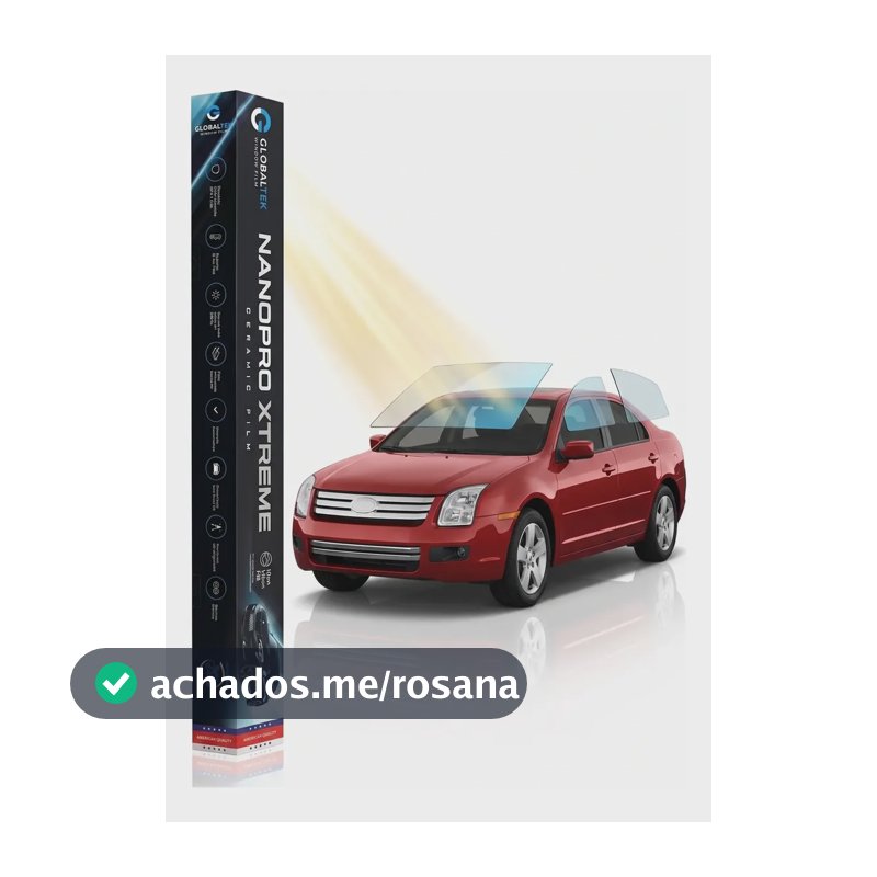 Película Automotiva Ford Fusion 2005-2012 Nano Cerâmica Térmica Pré-cortada Anti Calor Proteção Uv G20 Frente + G5 Laterais E Traseira