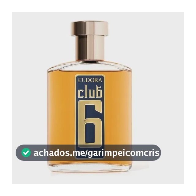 Perfume Masculino Eudora Club 6 Exclusive 95 mL