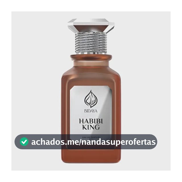 Perfume Eau De Parfum Habibi King Bidaya Âmbar Gourmand 100ml