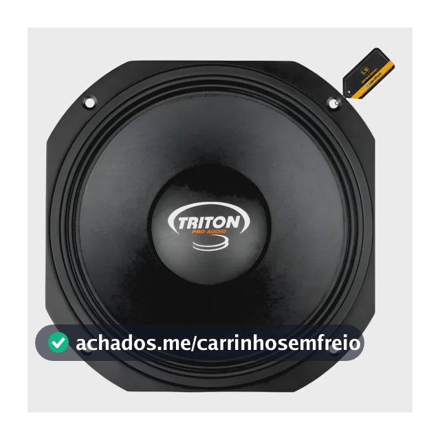 Woofer Triton Pro 10xrl800 8 Ohms Médio Grave Preto