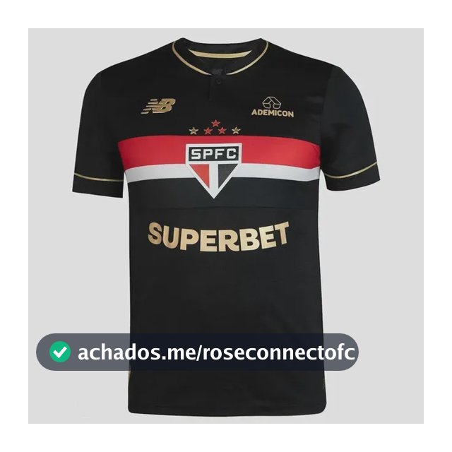 Camisa São Paulo New Balance 25/26 - Jogador  Rogerio