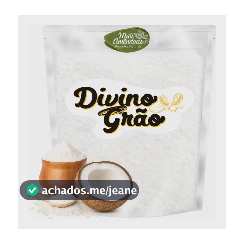 Leite de Coco em Pó Divino Grão 2kg Vegano Sem Lactose e Glúten