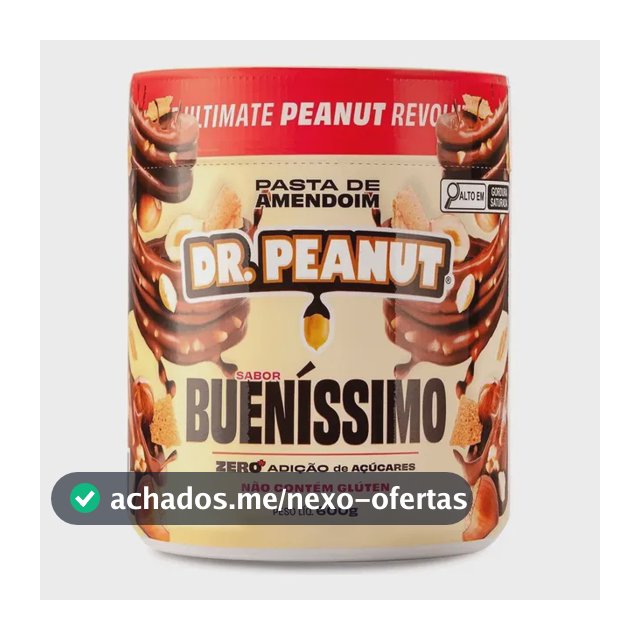 Suplemento em pasta Dr. Peanut Melhor Pasta de Amendoim amentoim cremosa sabor Bueníssimo x 600g