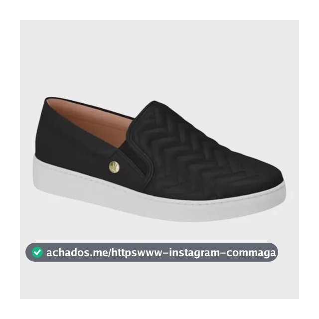 Tênis Slip On Feminino Vizzano 1214.1010 Preto 39,0 Br