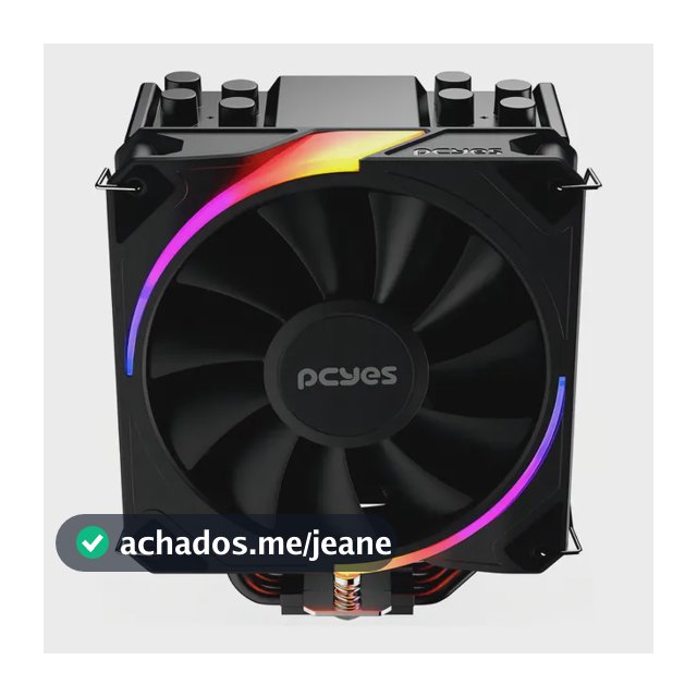 Cooler Para Processador Pcyes Frost Pulse Argb Black Vulcan
