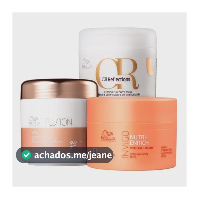 Kit Cronograma Capilar Fios Perfeitos 150ml - Wella