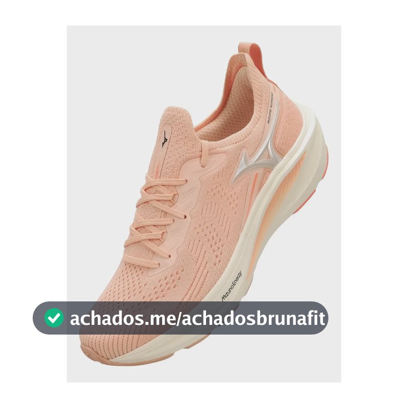 Tênis Mizuno Sunrise Esportivo Corrida Caminhada Original Rosa Liso 38
