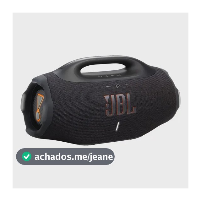 Caixa De Som Bluetooth À Prova D'água Boombox 4 Jbl - Preta Preto 127/220v